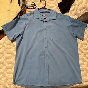 Blue Men's Button Down tShirt